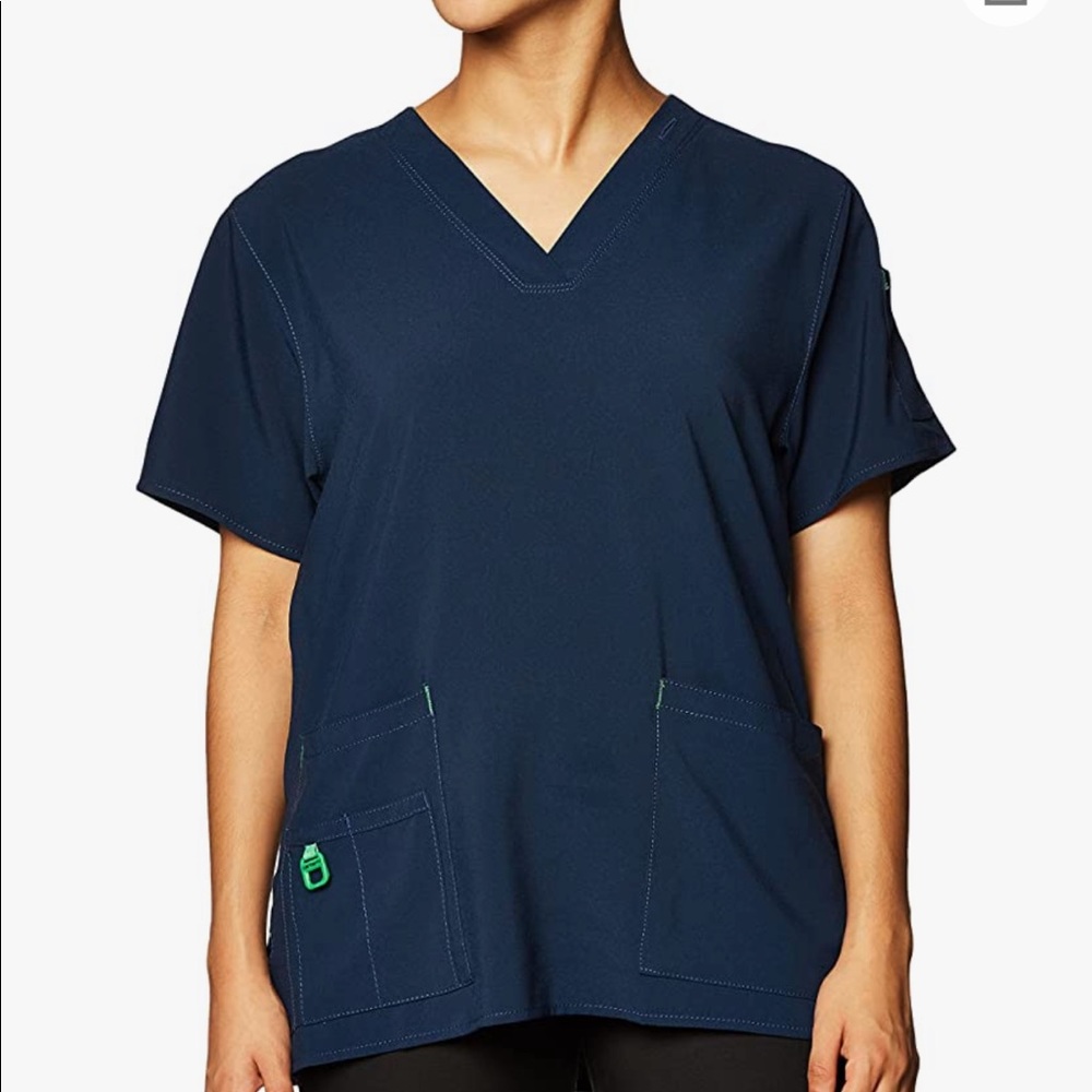 Carhartt Navy scrub tops - brand new. 3 tops